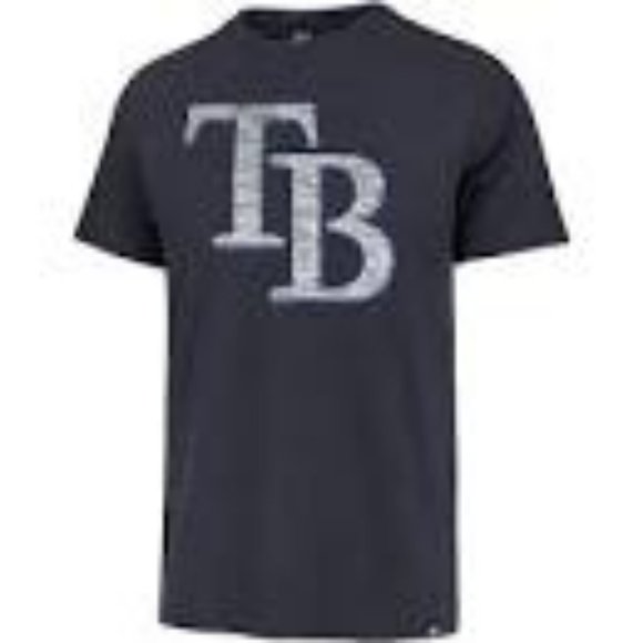 NWT '47 TAMPA BAY RAYS MEN'S ATLAS BLUE PREMIER FRANKLIN T-SHIRT S, XXL - Picture 3 of 9